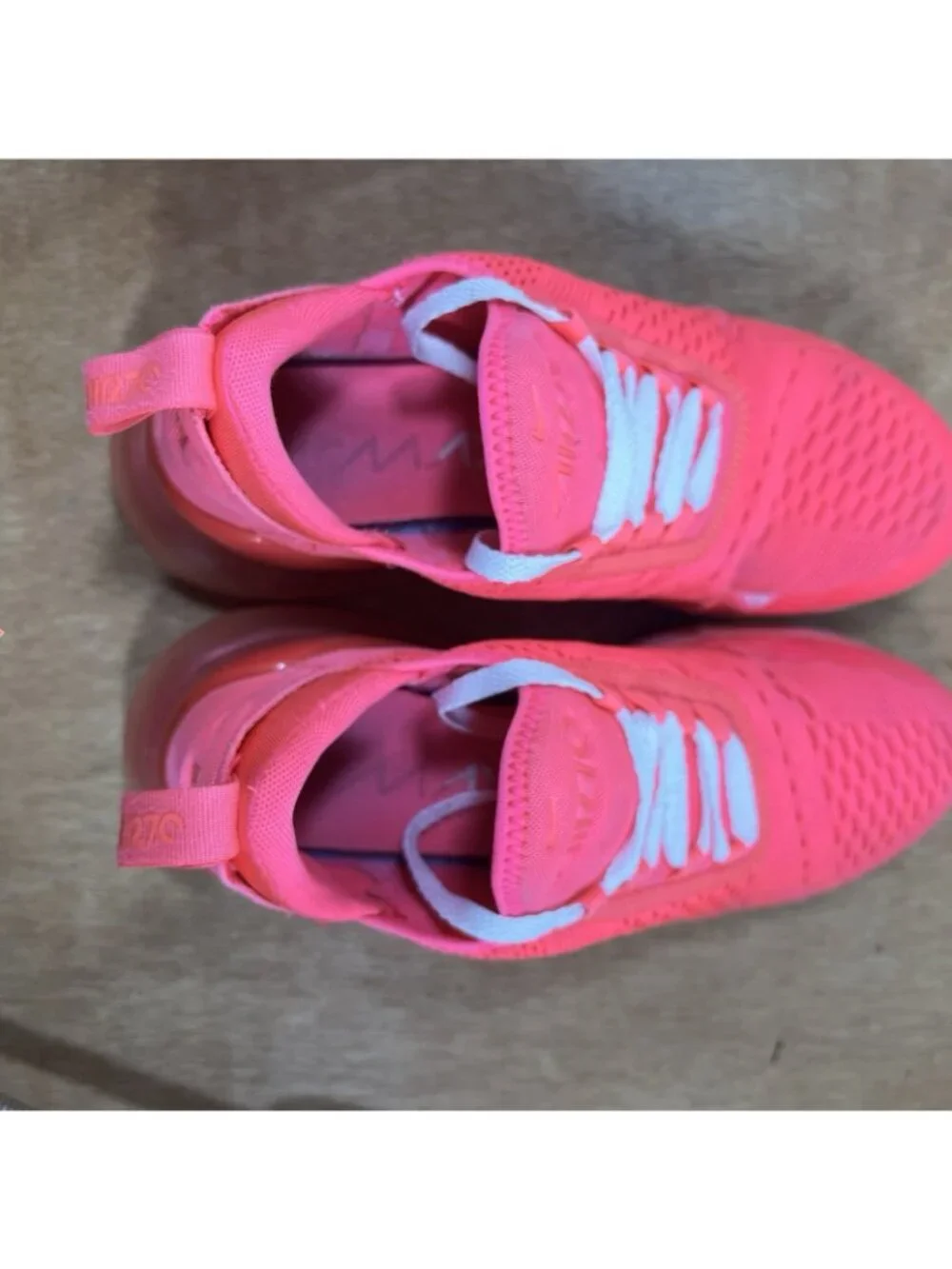 Nike Air Max 270 Hyper Triple Pink Women Size 7 Shoes FD0293-600